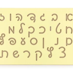 لوحة الأبجدية العبرية