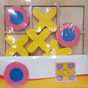 لعبة إكس-أو (XO) الخشبية