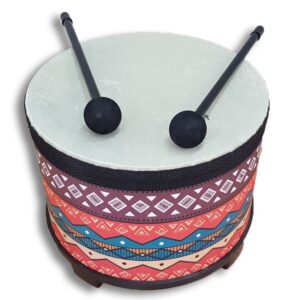 طبل (دَرَم) بنقشة