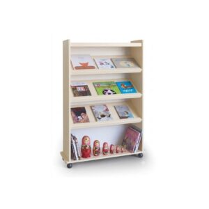 مكتبة عرض مائلة 4 رفوف